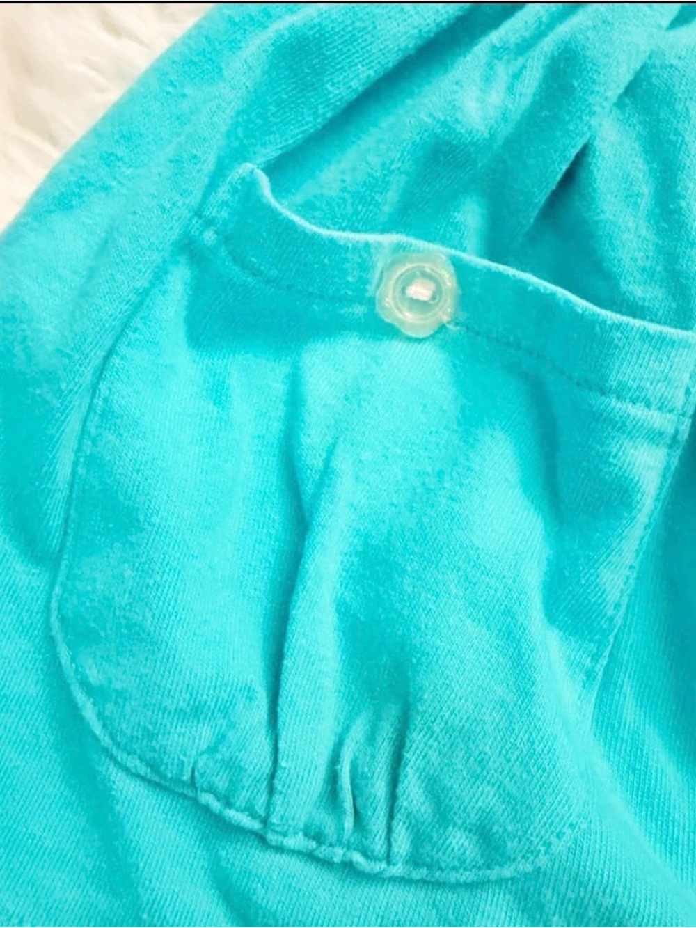 Nanette Teal Pocket Ruffle Dress 12M Toddler Girl Cotton - Picture 4 of 8